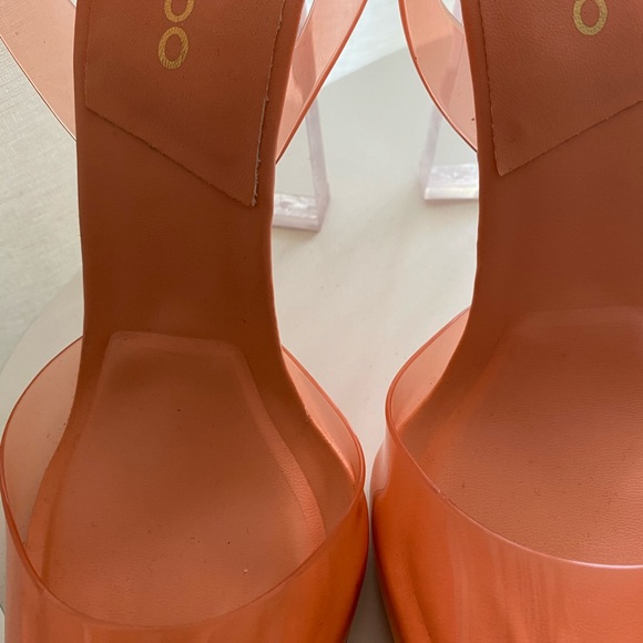 ALDO Orange Strap Heels - Picture 2 of 11